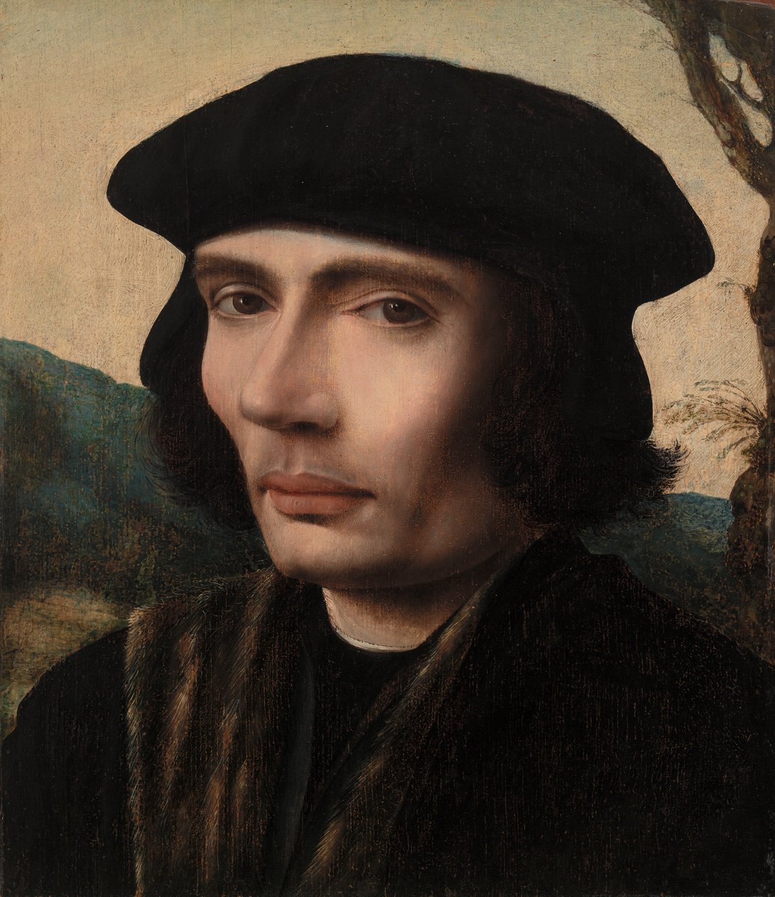 Portrett av en mann av Dutch Master, Flemish Master