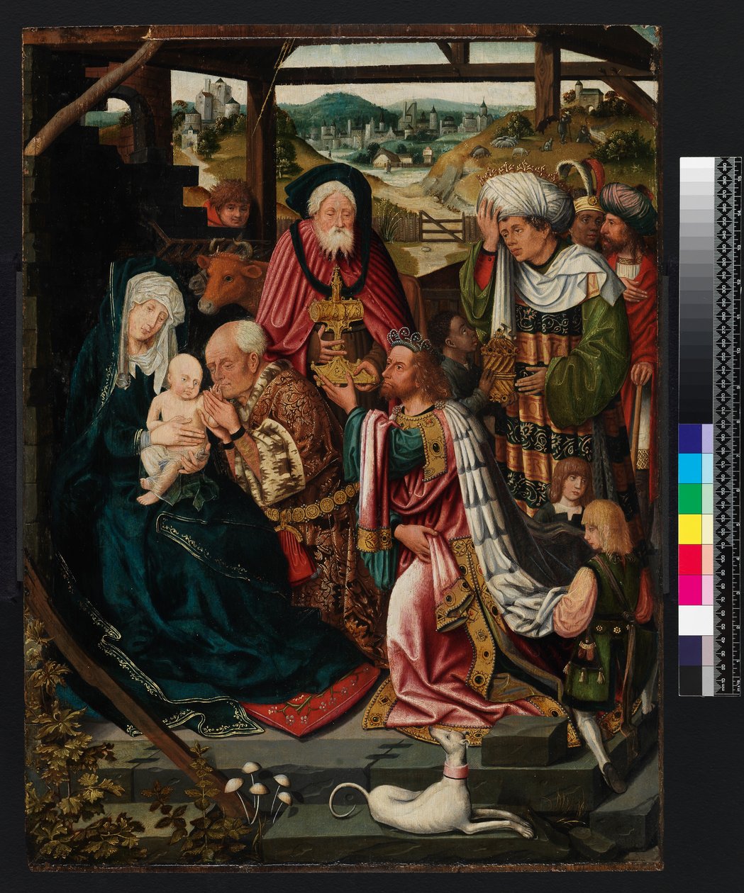 Tilbedelse av kongene, 1520 av Dutch School