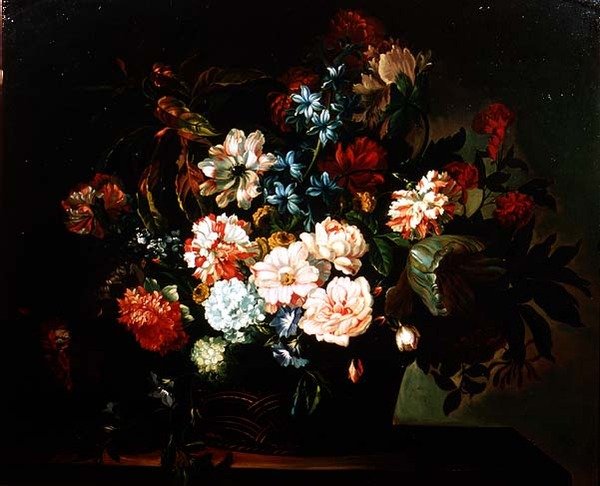 Stilleben av blomster av Dutch School