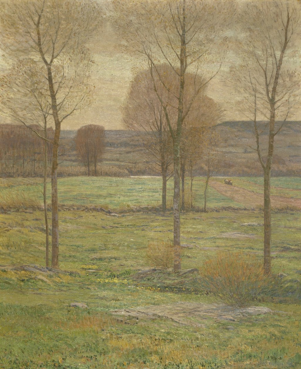 Tidlig vår i New England, 1897 av Dwight William Tryon