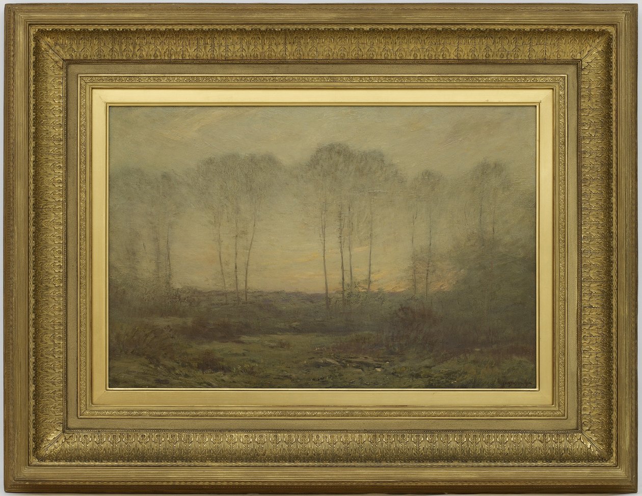 Morgen, 1906 (olje på trepanel) av Dwight William Tryon