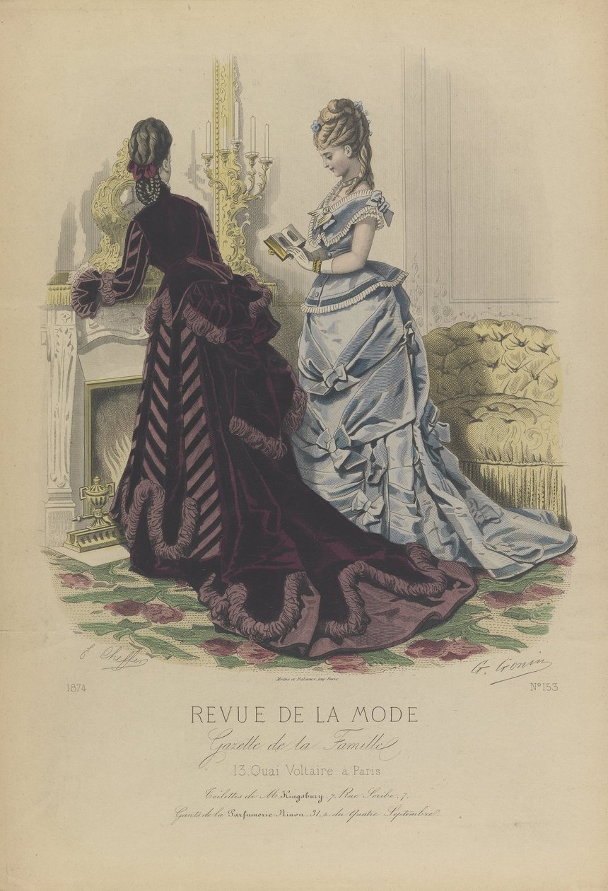 Plate nr. 153 i Fashion Review in the Family Gazette av E. Cheffer