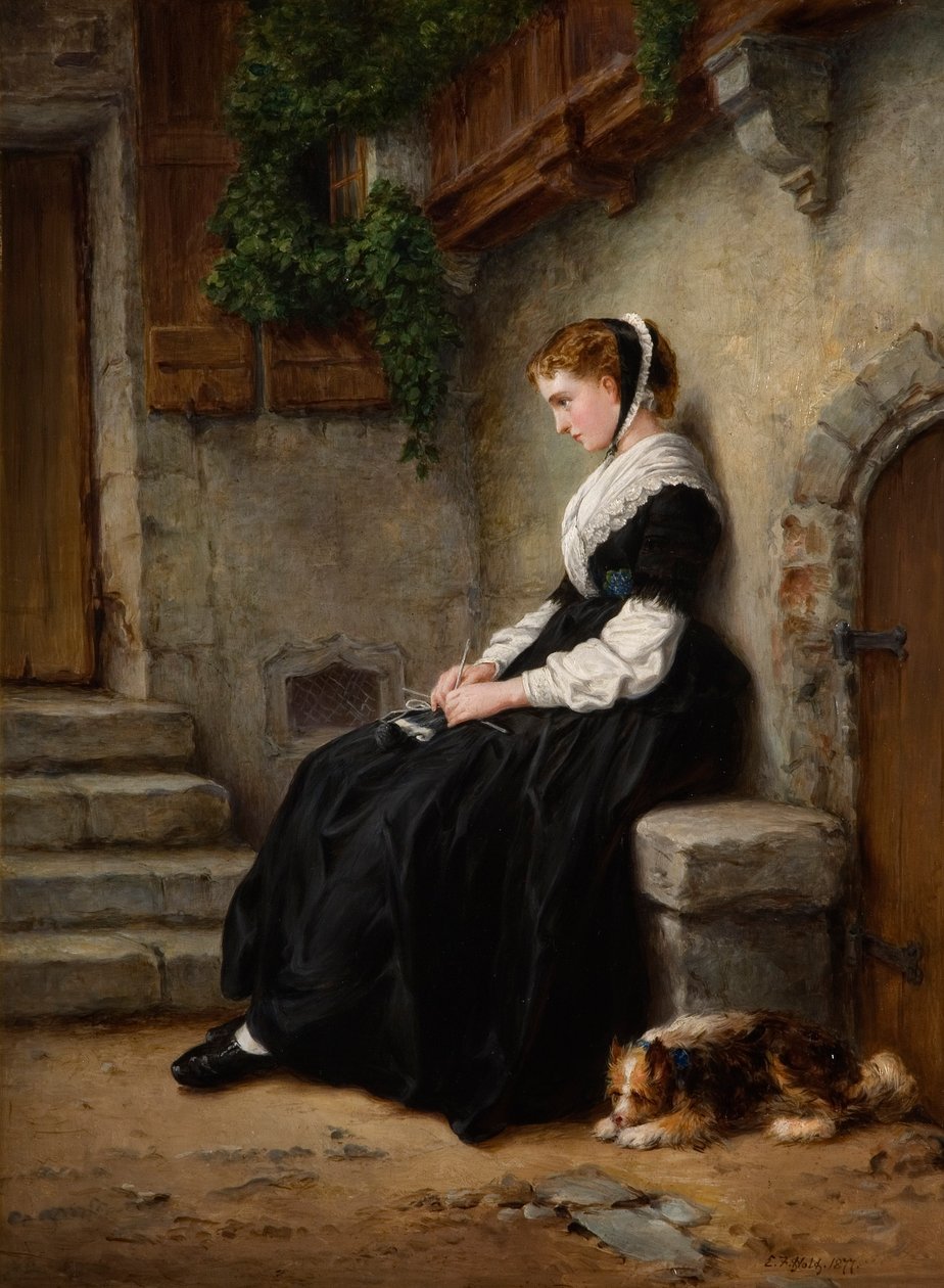 The Orphan, 1877 av E.F. Hold
