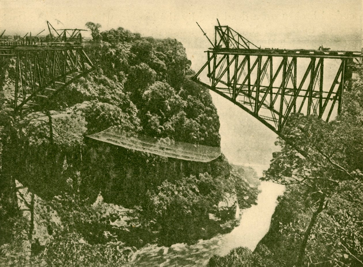 Bygge Zambesi Railway Bridge, c1930. av ENA