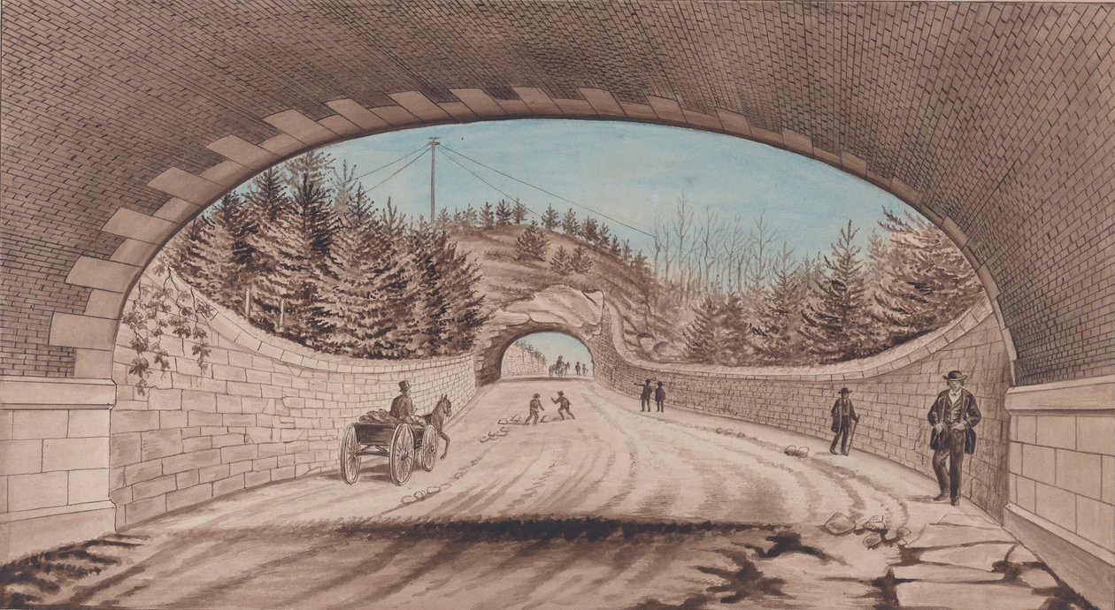 Central Park, tverrvei nr. 2, 1870. av EP
