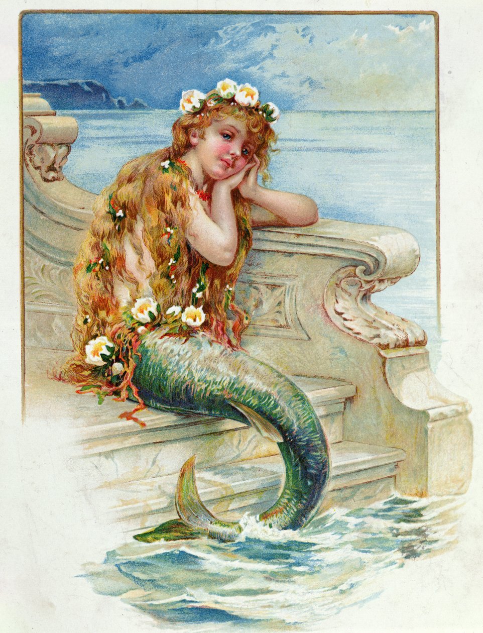 Lille havfrue, av Hans Christian Andersen (1805-75) av E.S. Hardy