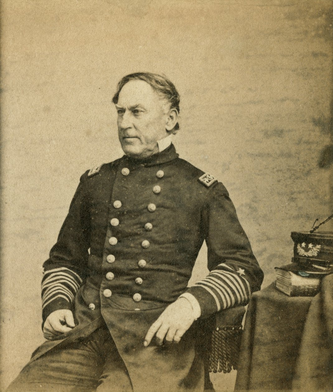 Viseadmiral David Farragut (1801-70) ca. 1865 av E. Anthony