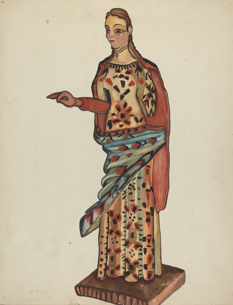 Bulto (trefigur av helgen) av E. Boyd
