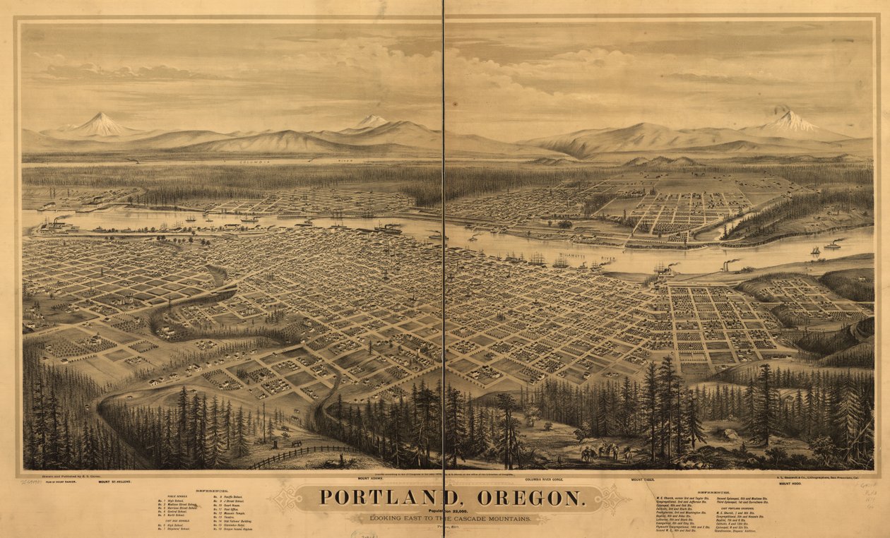 Portland, Oregon. av E. S. Glover