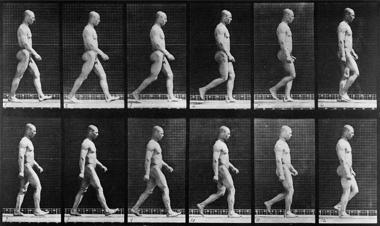 Man walking, fra 