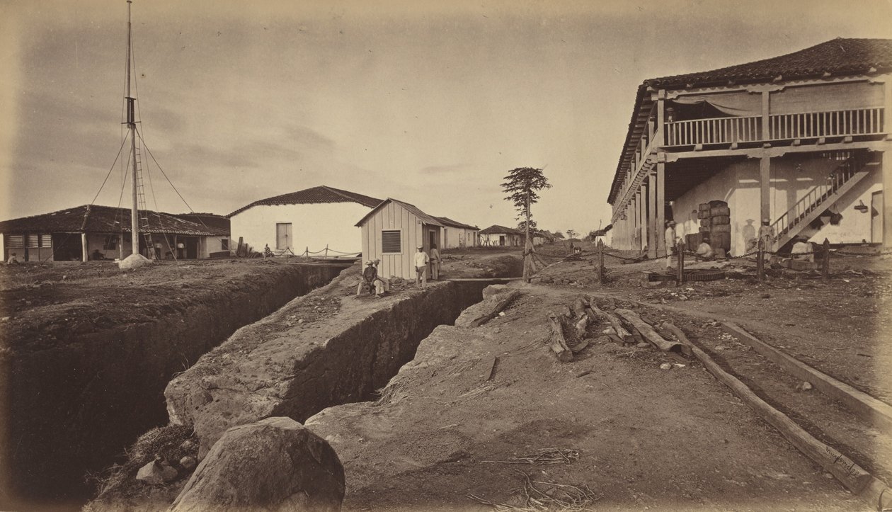 Acajutla, 1877. av Eadweard Muybridge