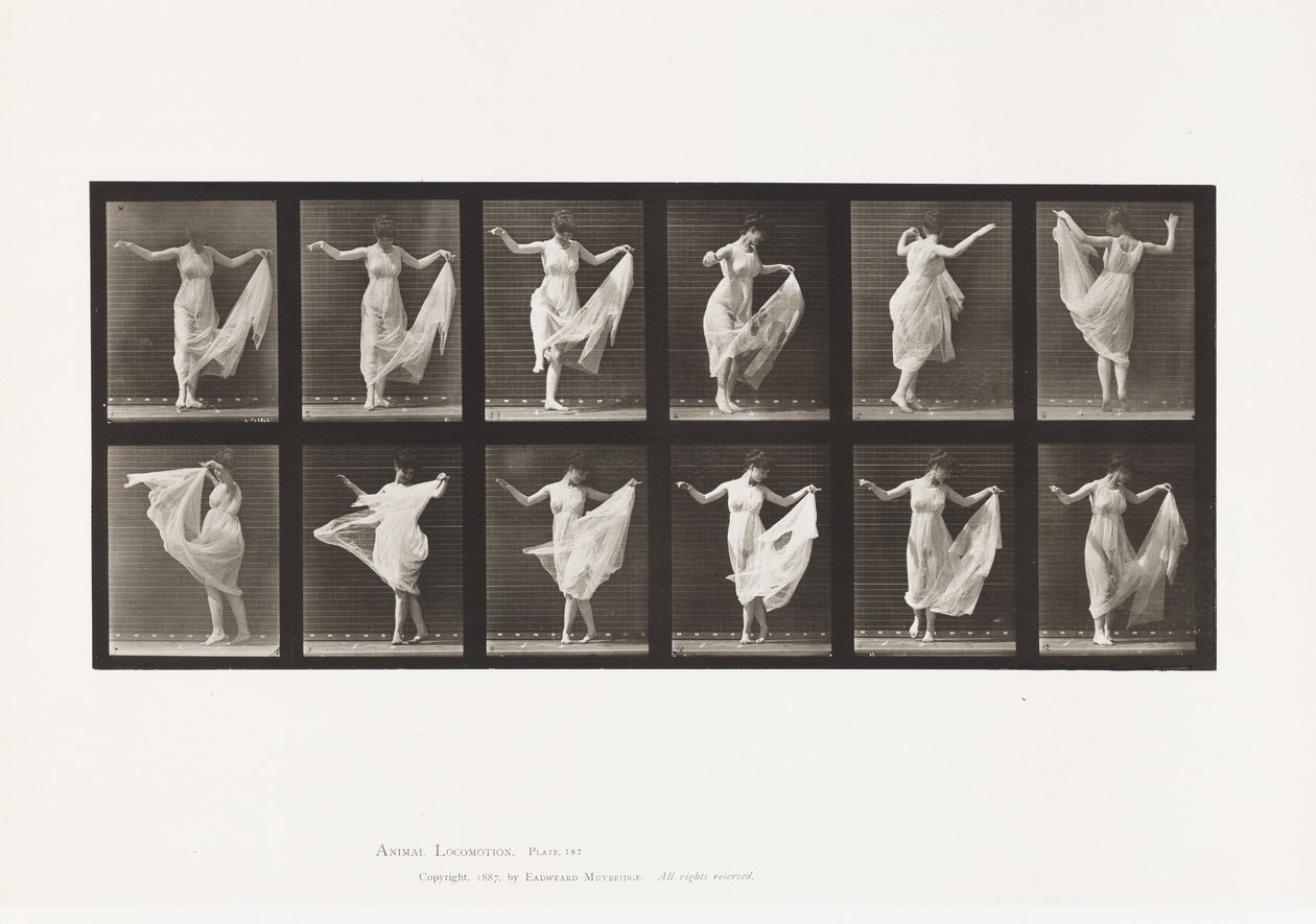Tallerken 187. Dansing av Eadweard Muybridge