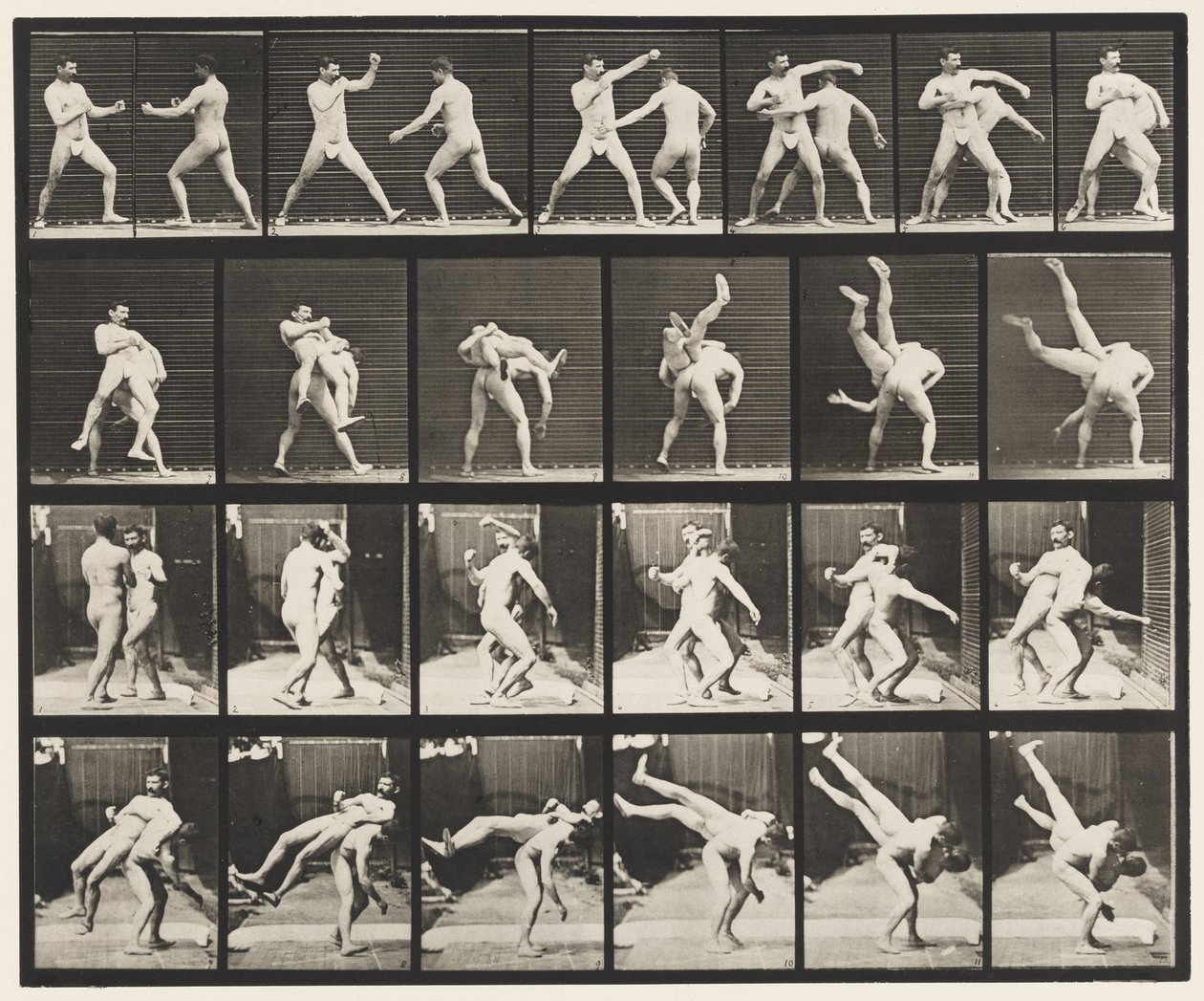 Plate 332. Boksing; Cross-rumper (sko) av Eadweard Muybridge