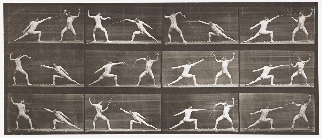 Plate 349. Gjerde, 1872-1885 av Eadweard Muybridge