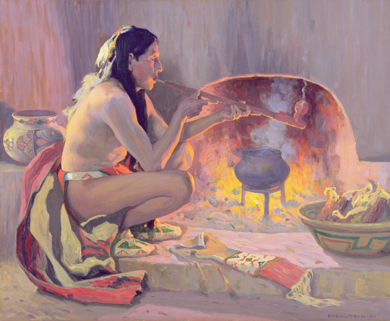 Røykepipe av Eanger Irving Couse