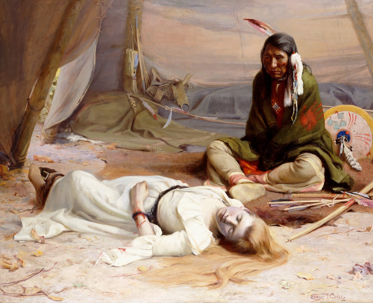 Fangen av Eanger Irving Couse