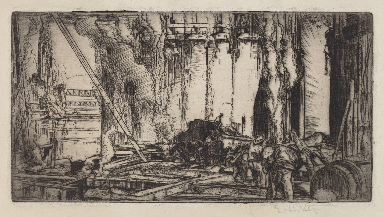 Smelteverk - Pittsburgh av Earl Horter