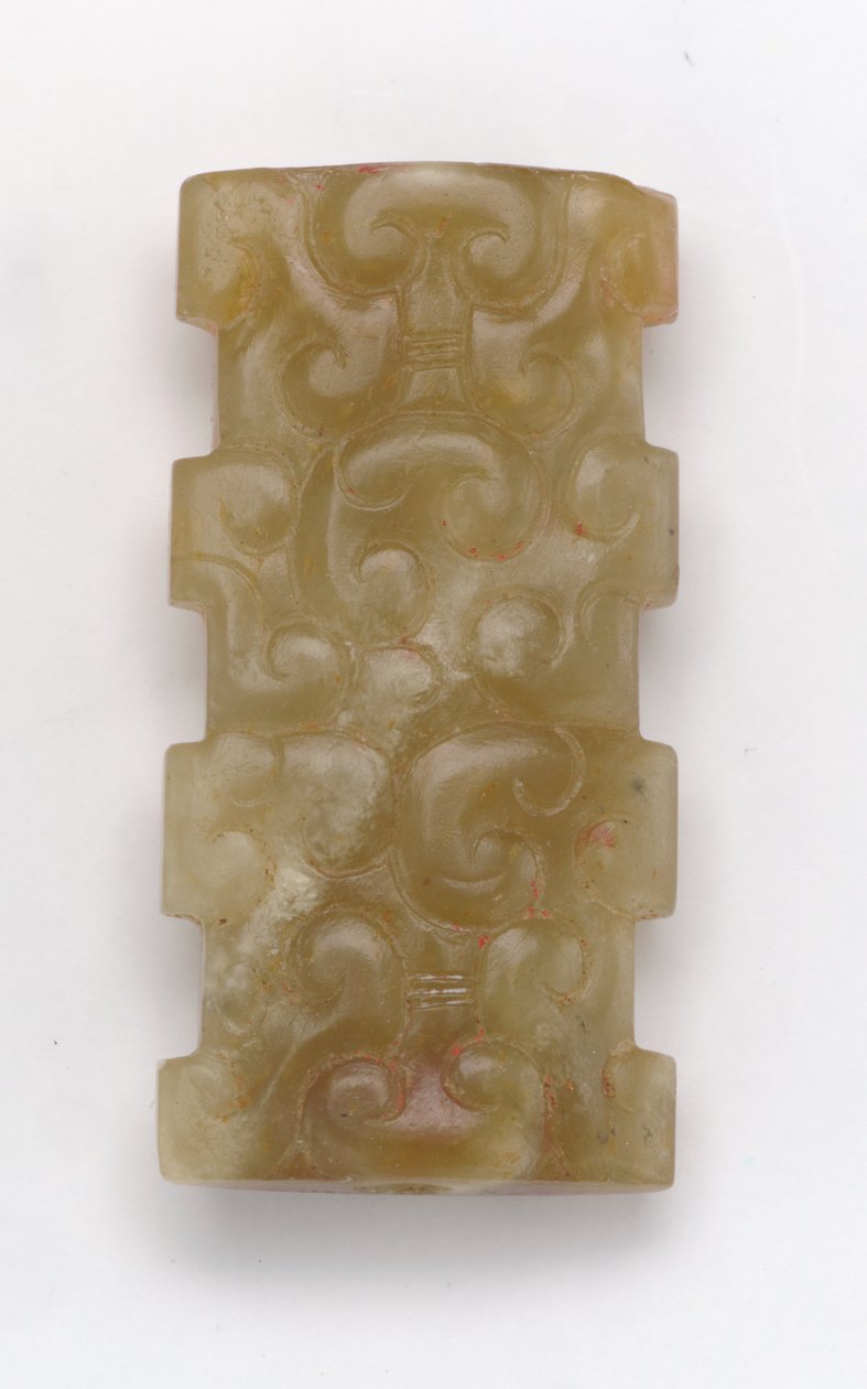 Rektangulært anheng av Eastern Zhou Dynasty Chinese School