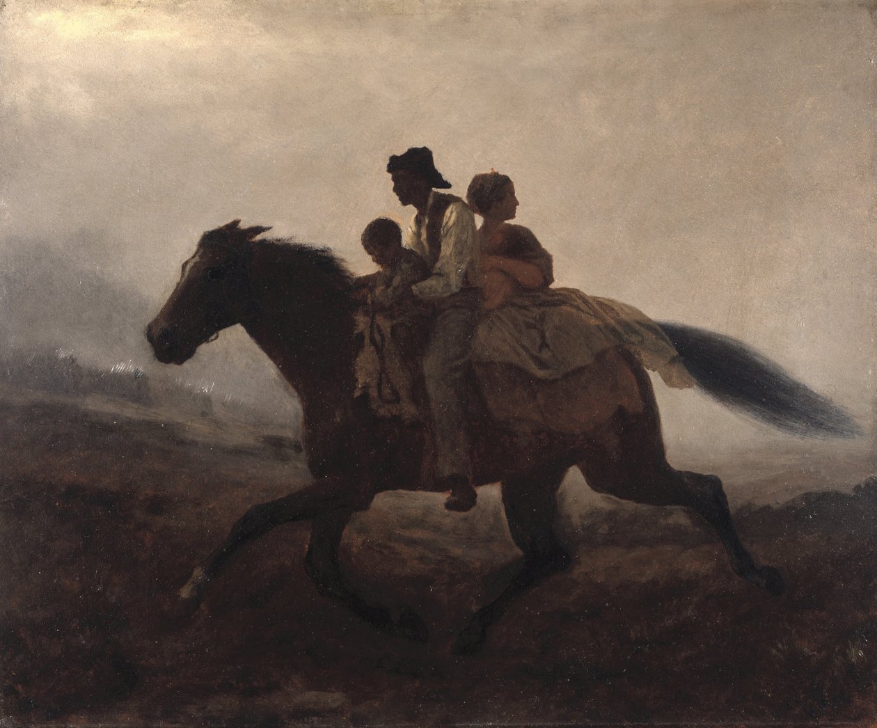 A Ride for Liberty - The Fugitive Slaaves av Eastman Johnson