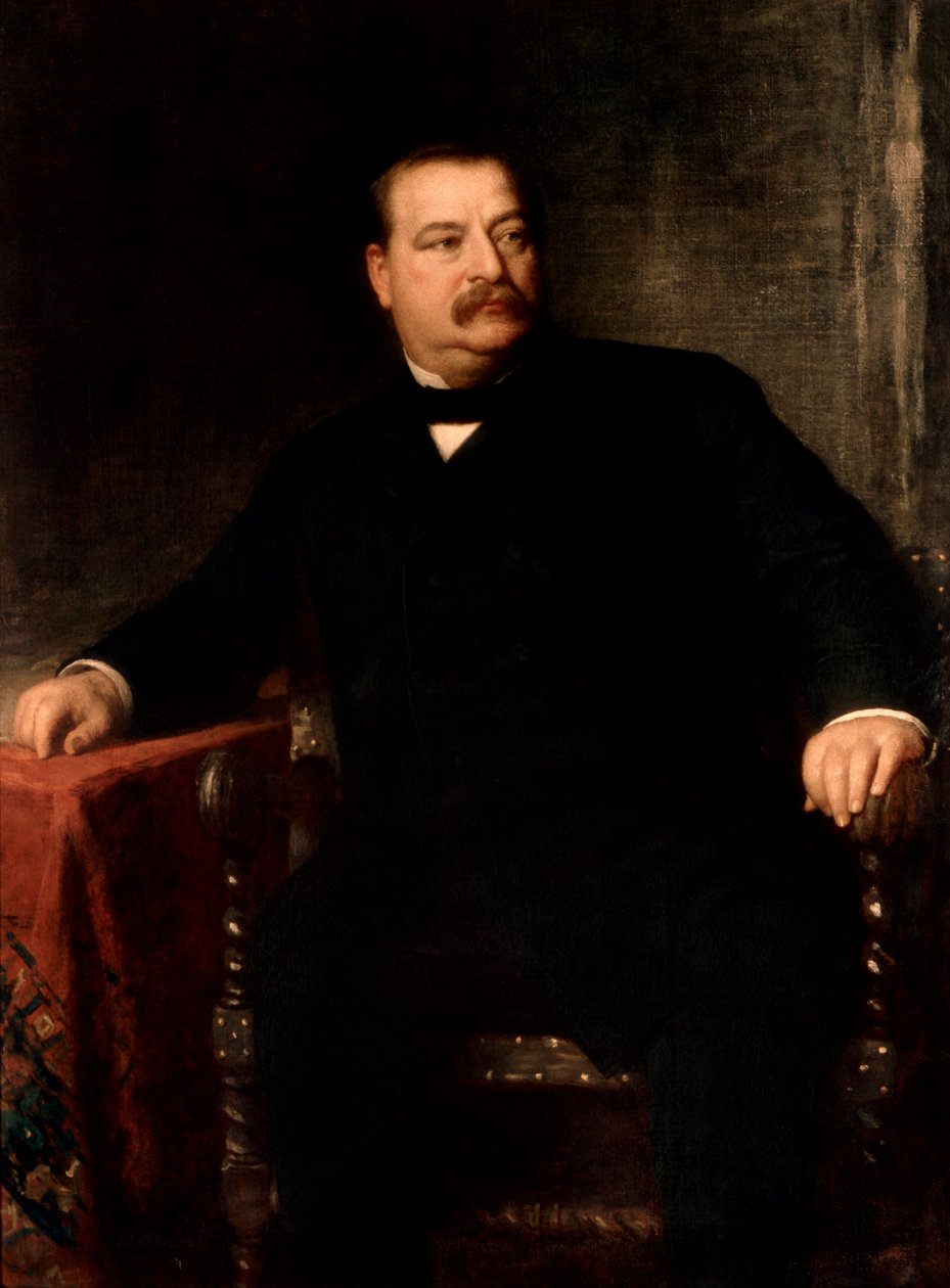 Grover Cleveland av Eastman Johnson