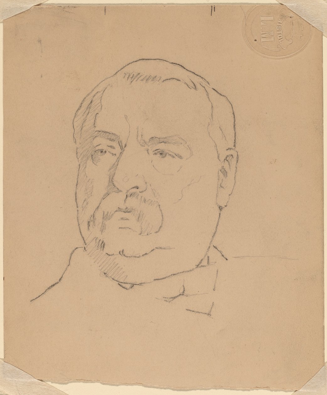 Grover Cleveland [recto] av Eastman Johnson