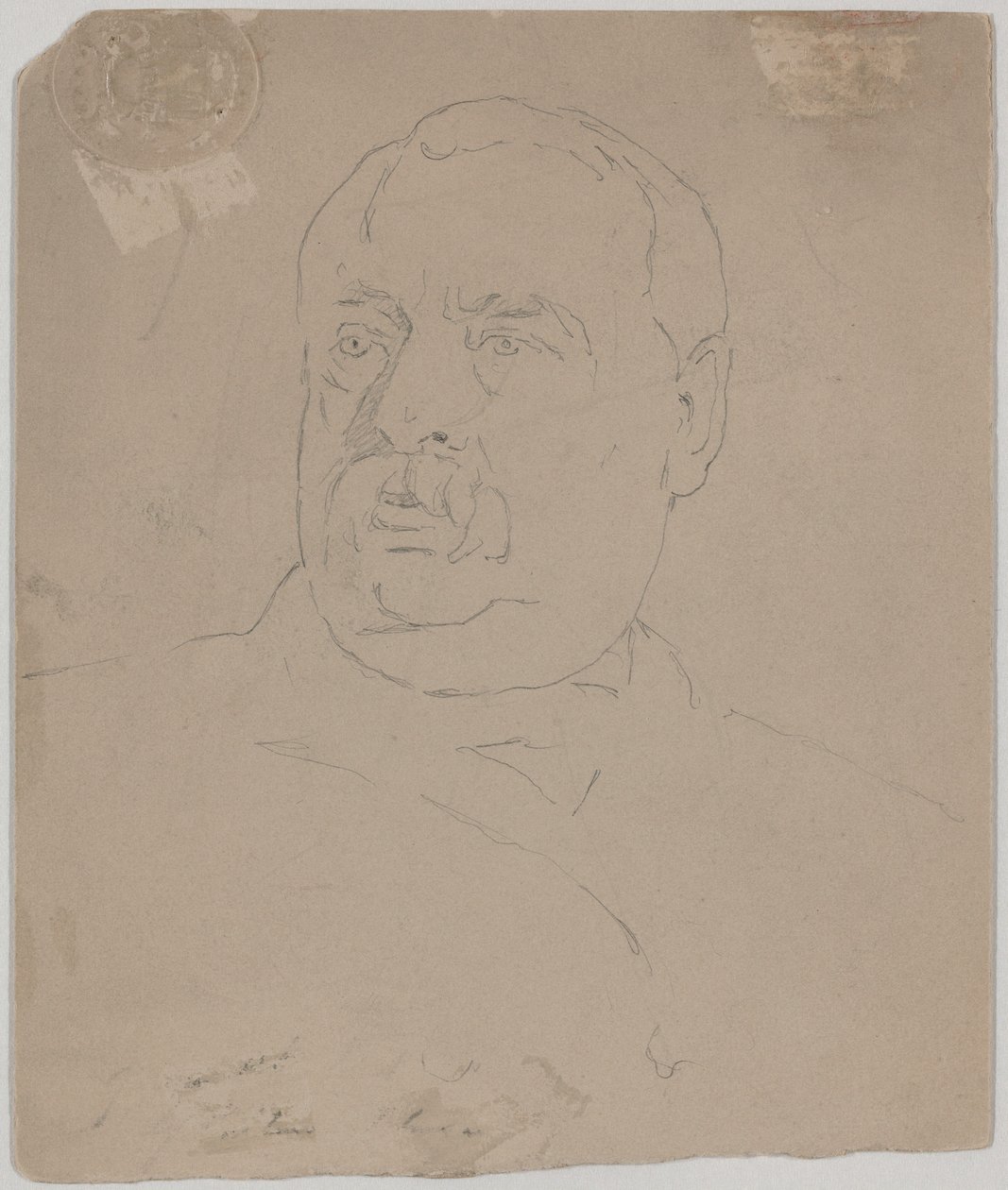 Grover Cleveland [verso] av Eastman Johnson
