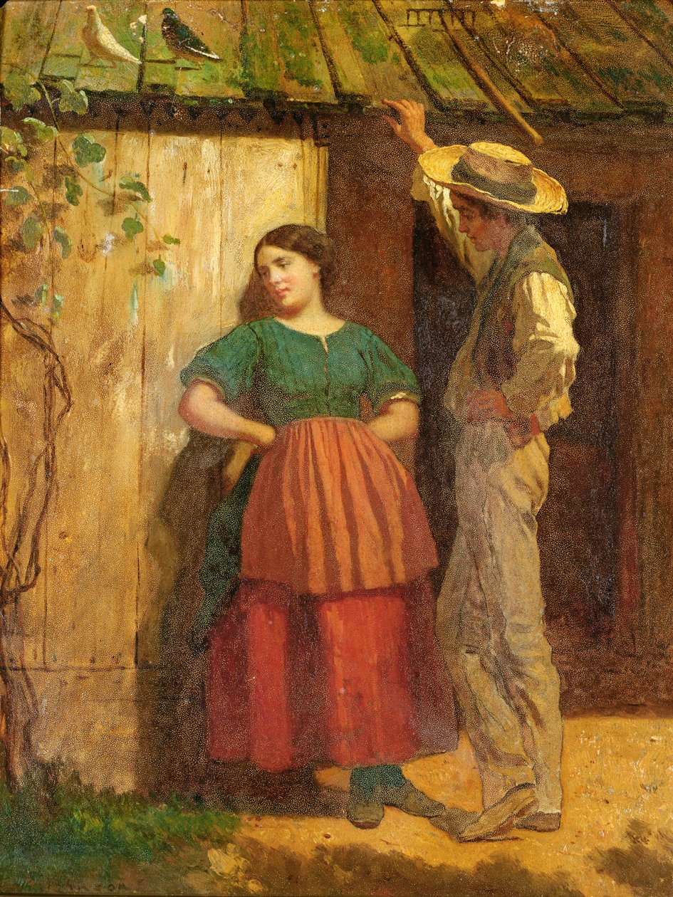 Rustikk frieri av Eastman Johnson