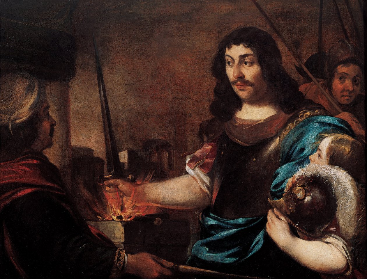 Helten til Caius Mucius Scaevola av Eberhart Keilhau