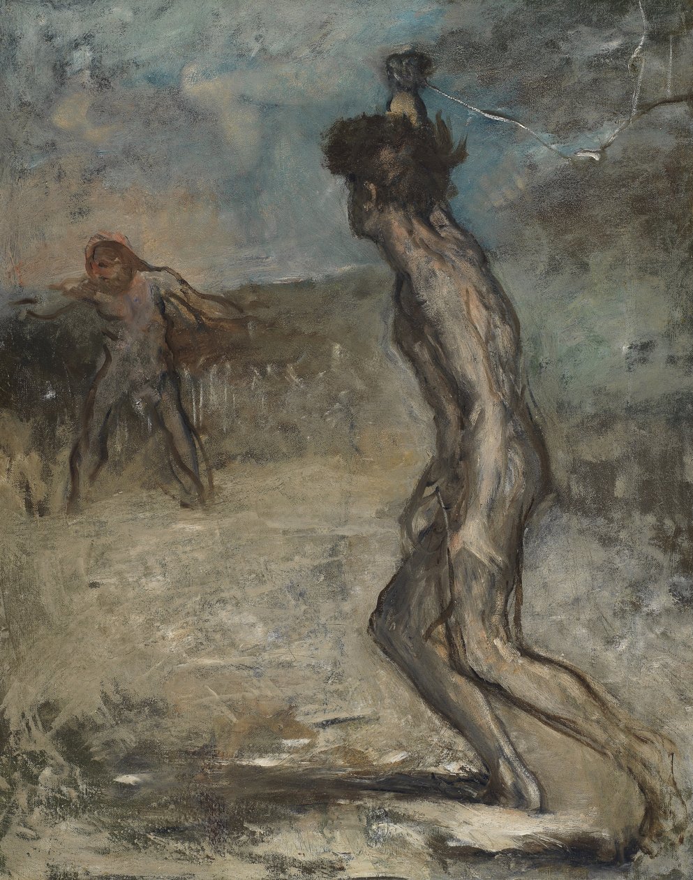 David og Goliat, ca. 1857 av Edgar Degas