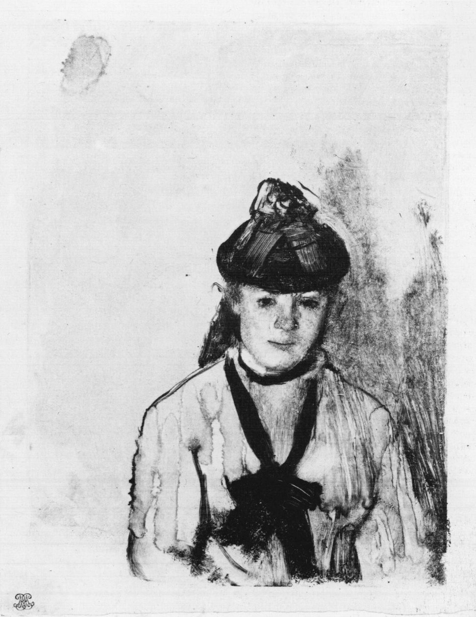 Ellen Andree av Edgar Degas