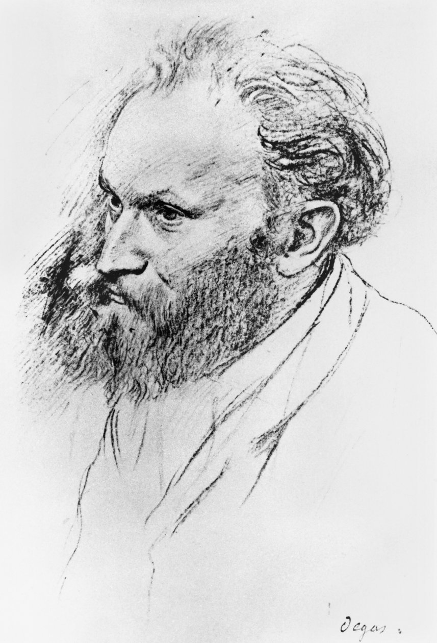 Portrett av Edouard Manet (1832-83) av Edgar Degas