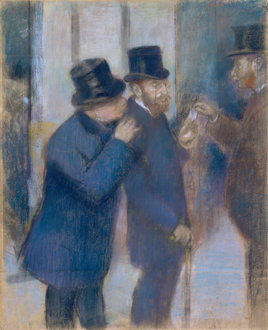 Portretter på børsen av Edgar Degas