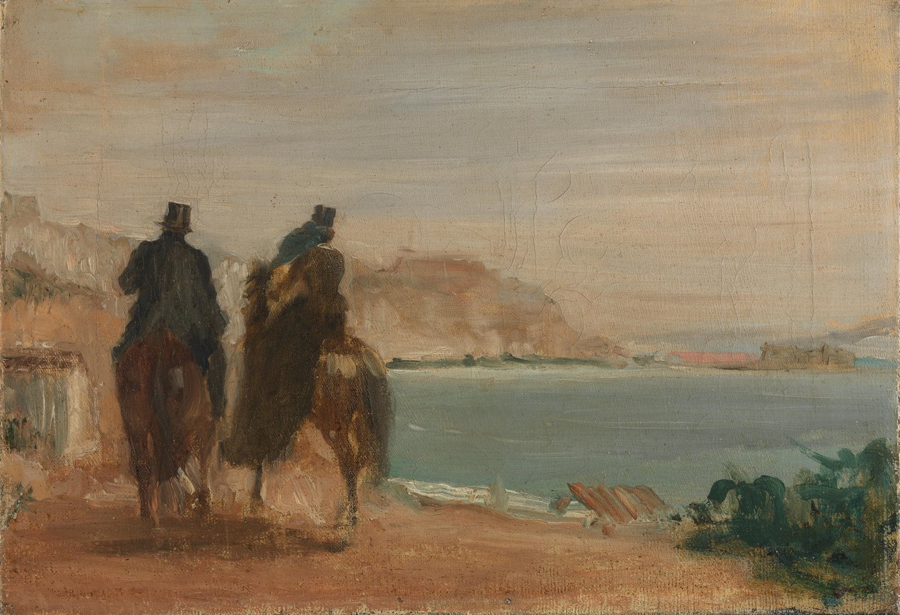 Promenade ved sjøen av Edgar Degas