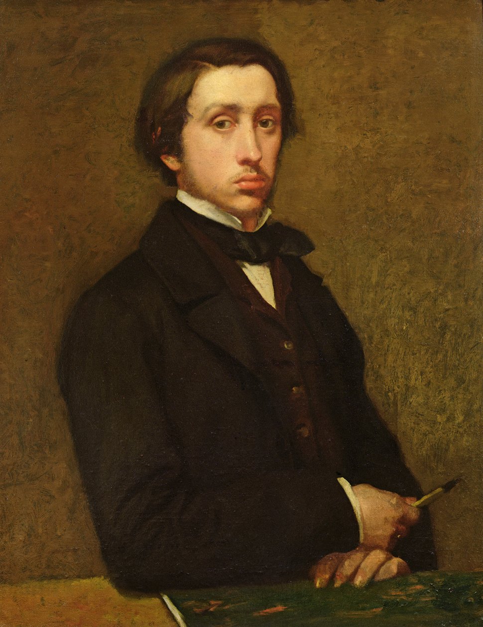 Selvportrett, 1855 av Edgar Degas