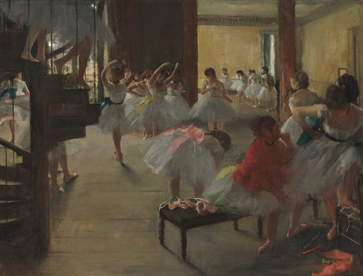 Danseklassen, ca. 1873 av Edgar Degas