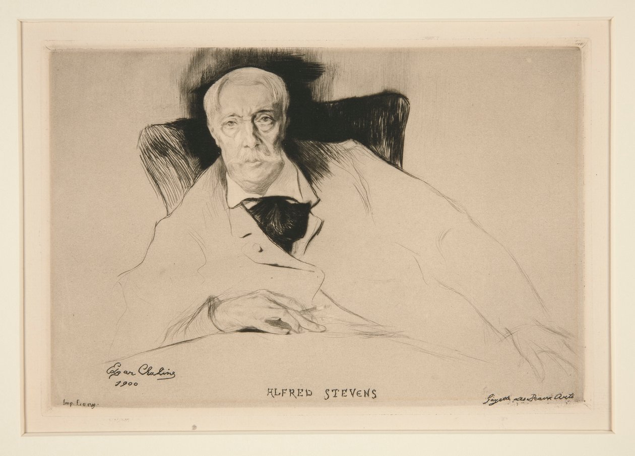 Alfred Stevens av Edgar Chahine