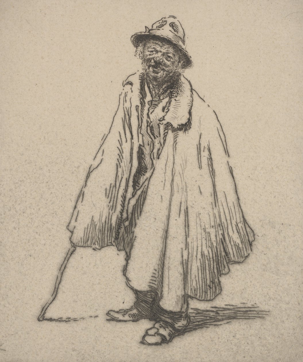 Francesconi (etsing) av Edgar Chahine