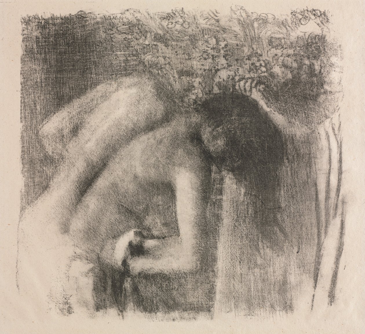 Etter badet (stor versjon) av Edgar Degas