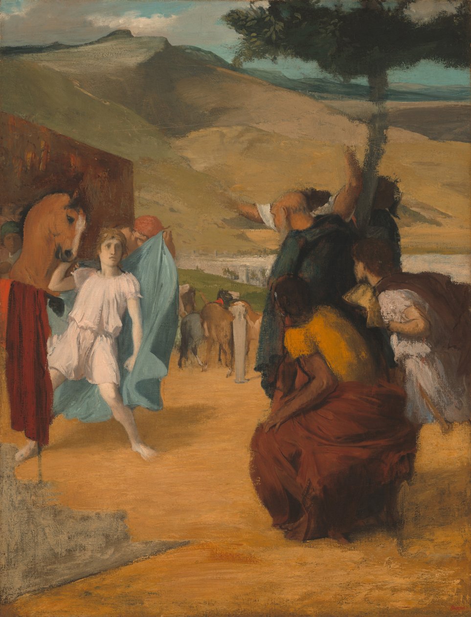 Alexander og Bucephalus av Edgar Degas