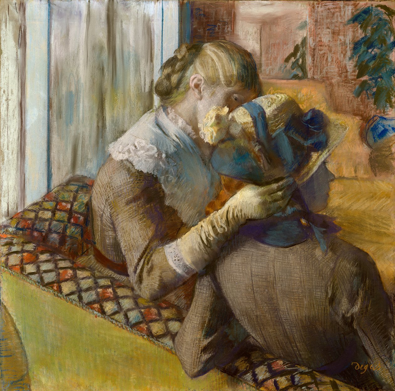 Hos Milliners, 1881. av Edgar Degas