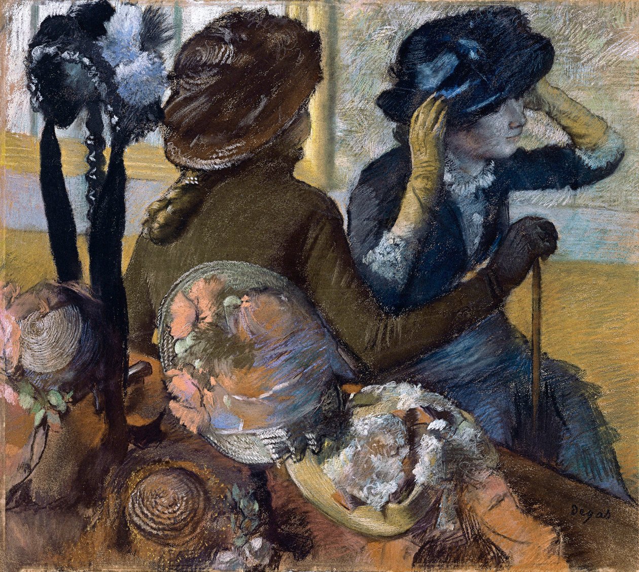 Hos Milliners, 1882 av Edgar Degas