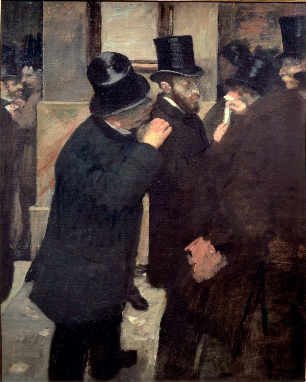 På børsen av Edgar Degas