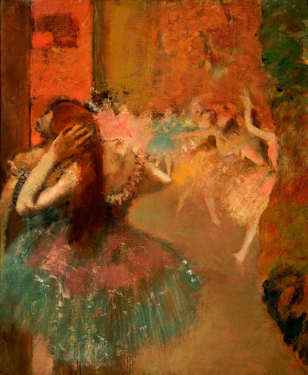 Ballettscene av Edgar Degas