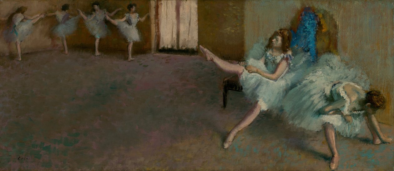 Før balletten av Edgar Degas