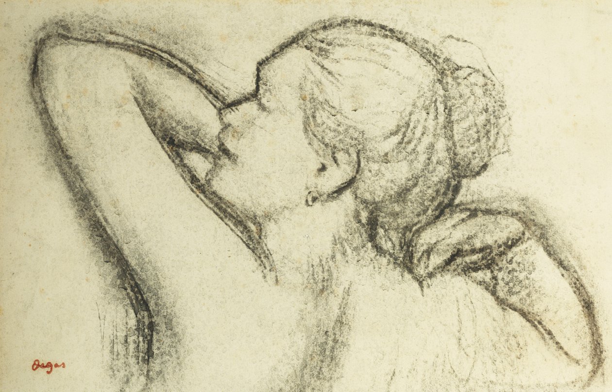 Byste av kvinne; kvinnebyste, av Edgar Degas