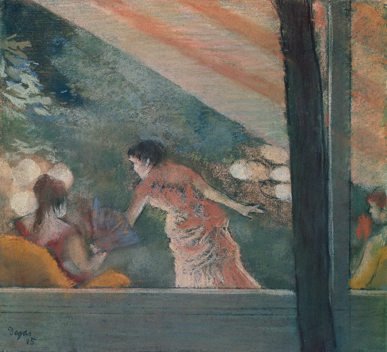 Kafékonsert hos Ambassadørene av Edgar Degas