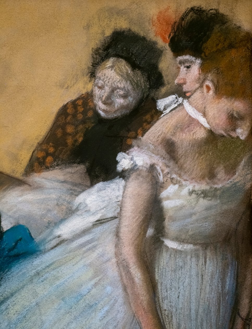 Danseeksamen (detalj). 1880. Pastell på papir. av Edgar Degas