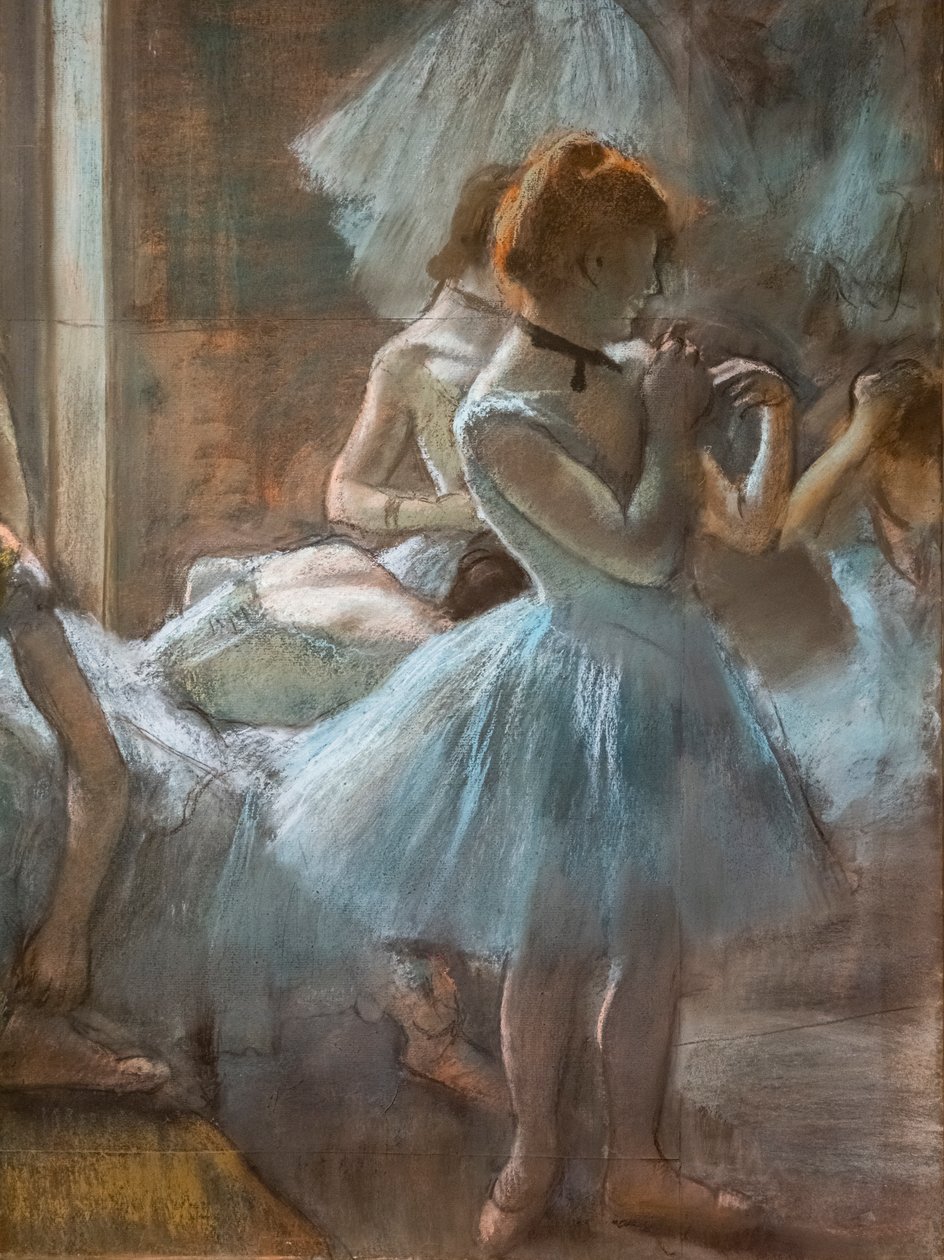 Dansere (detalj). 1884-1885. Pastell på papir. av Edgar Degas