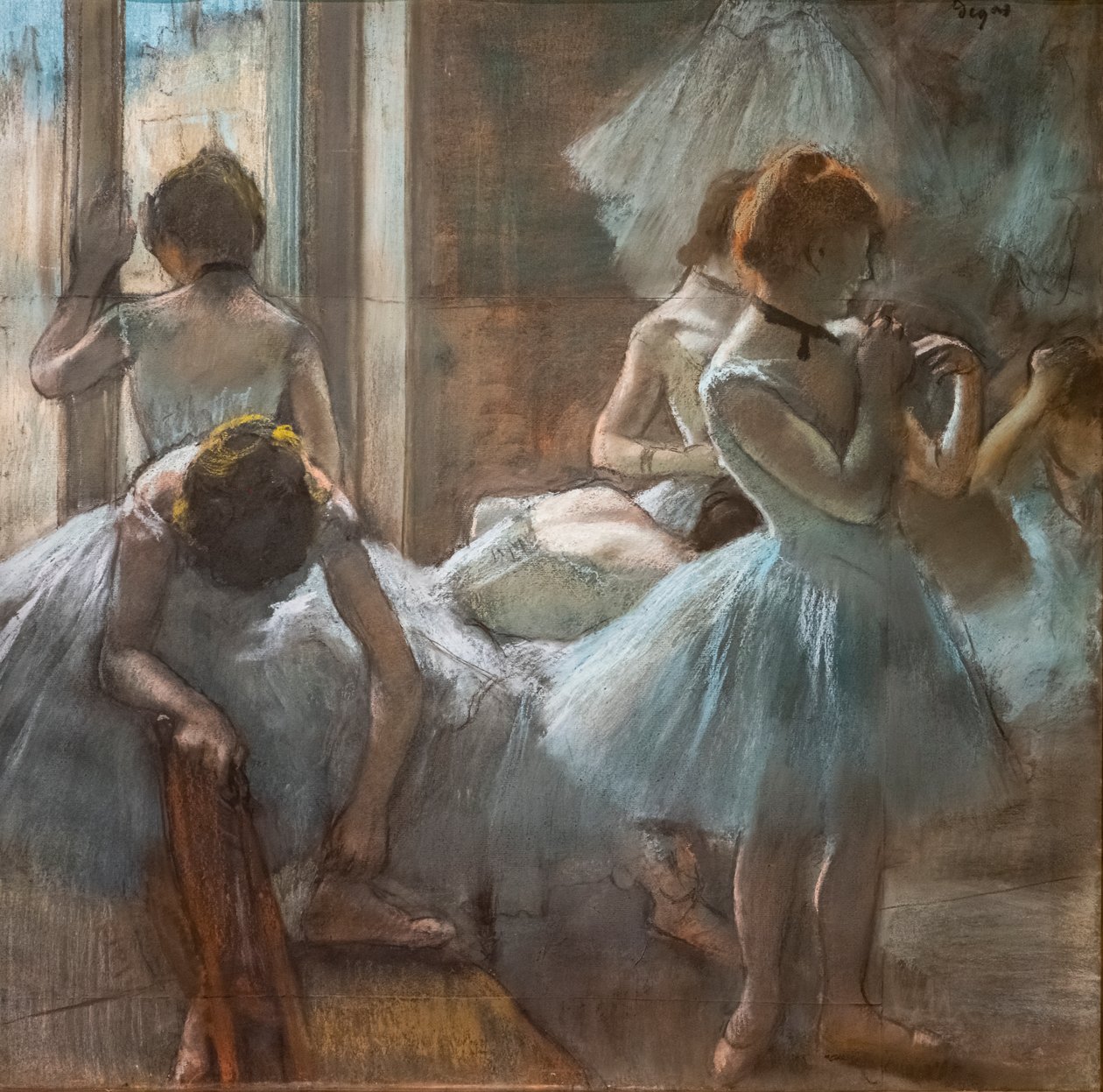 Dansere. 1884-1885. Pastell på papir. av Edgar Degas