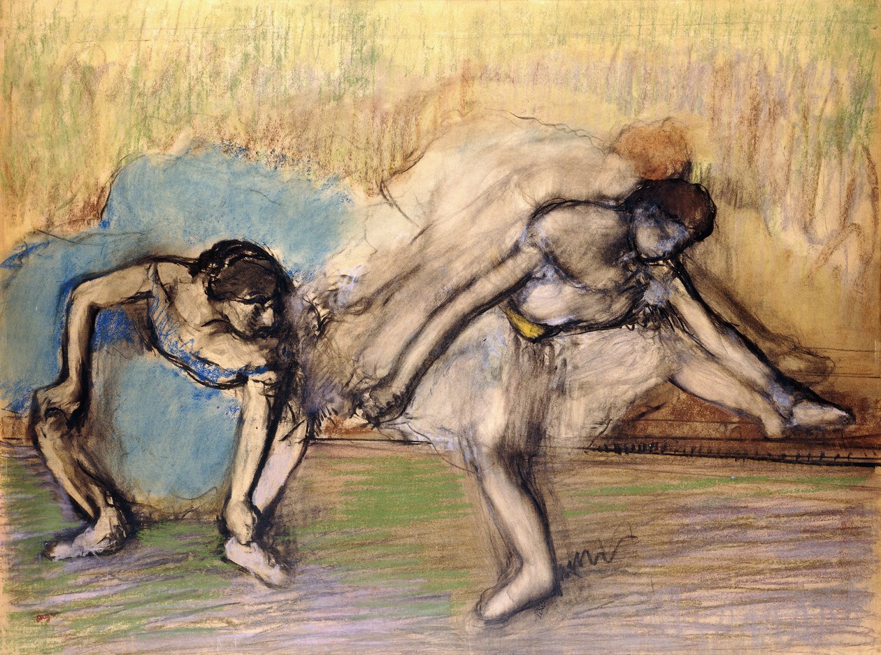 Dansere i hvile, ca. 1896 av Edgar Degas